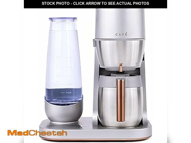 Lot 74-12692045 - Cafe Stainless Steel Specialty Grind and Brew 10 Cup Coffee Maker with Double Walled Vacuum Carafe, ...