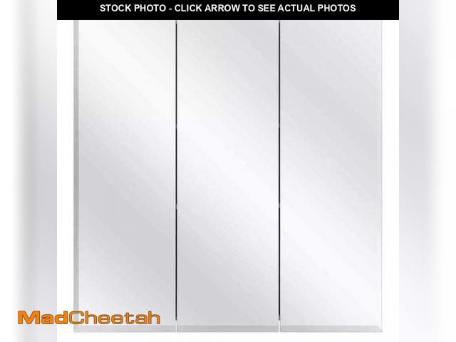 Lot 74-12484502 - 24.375 In X 25 In. Glacier Bay Bathroom Medicine Cabinet Rectangle Frameless - USED