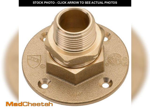 Lot 74-12893423 - HOME-FLEX 3/4 in. CSST x 3/4 in. MIPT Brass Termination Flange - UNUSED
