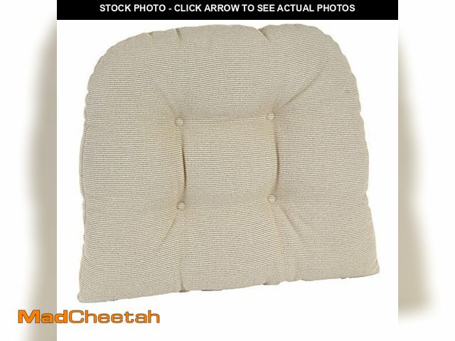 Lot 74-12760260 - Klear Vu Saturn Non-Slip Seat Cushion, Assembled in The USA, Button-Tufted Pillow for Dining, Office...