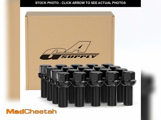 Lot 74-13569434 - GAsupply 28mm Shank 14x1.5 Lug Bolts R13 Ball Seat Compatible with Audi TT A3 A4 S4 A5 S5 A6 S6 A7 A...