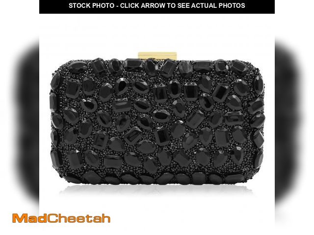 Lot 74-12379182 - Milisente Clutch Purses For Women Crystal Clutches Evening Bags Gemstone Clutch Purse For Wedding Fo...