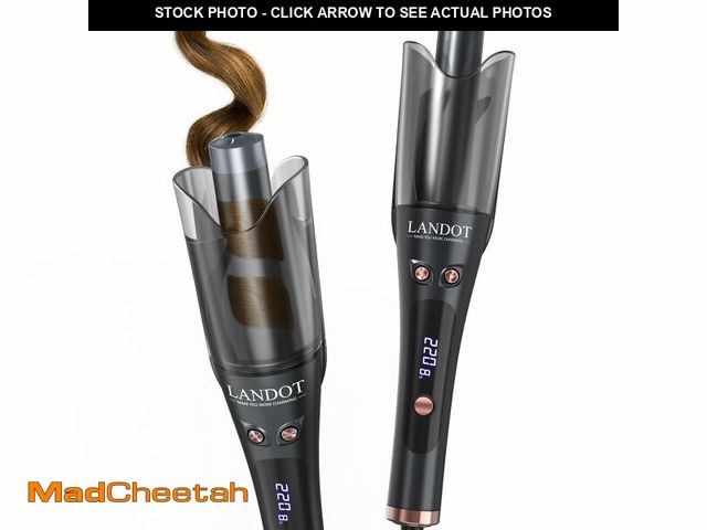 Lot 74-13716652 - LANDOT Automatic Rotating Curling Iron 1-Inch - Versatile Styling for Salon Waves, Curls &amp; Spira...