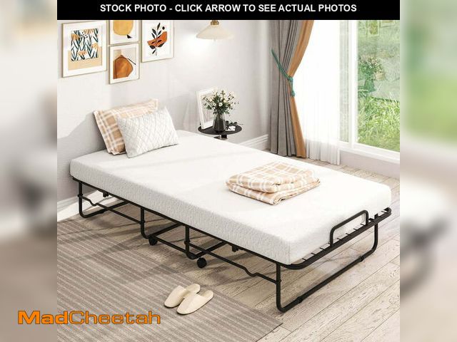 Lot 74-14604174 - Costway Twin Size Folding Bed 38" x 75" Rollaway Guest Bed Portable Sleeper Bed - UNUSED