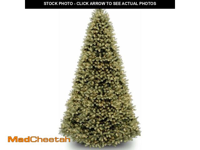 Lot 74-13073104 - National Tree Company 9 ft Pre-Lit Downswept Douglas Fir Artificial Christmas Tree, 900 LED Lights, ...