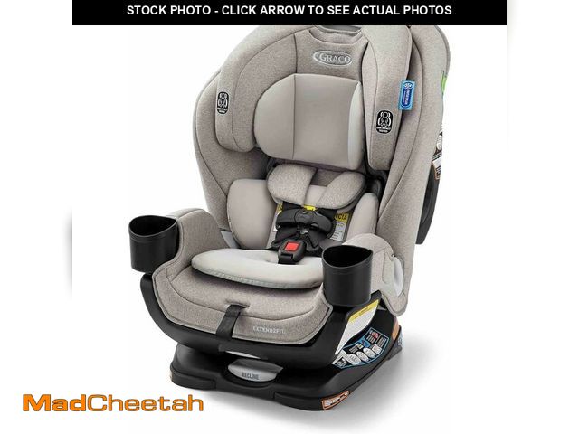 Lot 74-12901943 - Graco Extend2Fit 3-in-1 Convertible Baby Car Seat, Rear and Forward Facing, Adjustable Extension Pan...