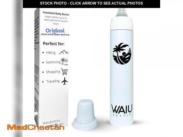 Lot 74-12444132 - Waiu Insulated Baby Bottle BPA-Free | Stainless Steel Keeps Drinks Hot for 8 Hours, Cold for 24 Hour...