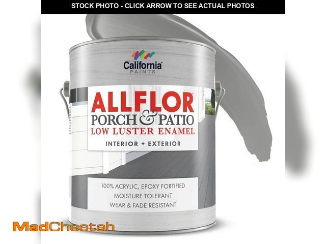 Lot 74-14276504 - California Paints 1 gal Coast Guard Gray ALLFLOR Porch and Floor Enamel Paint - UNUSED