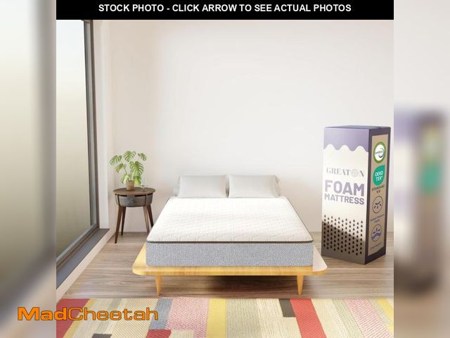 Lot 74-11360352 - Greaton, 10-Inch Medium Firm High Density Foam Mattress, Comfortable Mattress for Cooler Sleep, Supp...