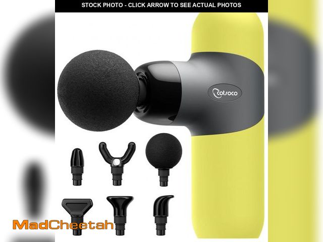 Lot 74-12050847 - Mini Massage Gun ,Percussion Deep Tissues Muscle Massager, Silicone Material Removable and Washable,...
