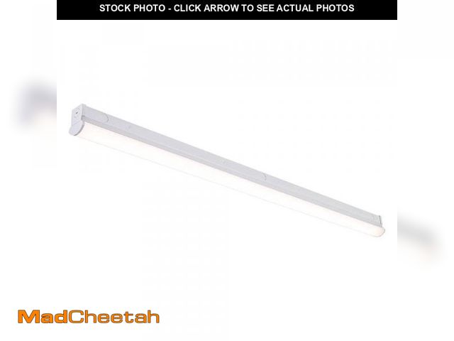 Lot 74-12147123 - Commercial Electric 4 ft. Garage Workshop LED White Strip Light Fixture 3600LM 40W 120V Bright White...