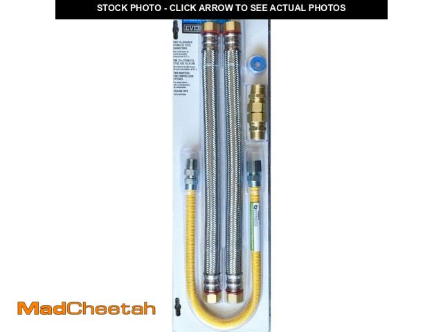 Lot 74-14597634 - Everbilt Gas Water Heater Installation Kit EBWCB-07-18GKITa - UNUSED