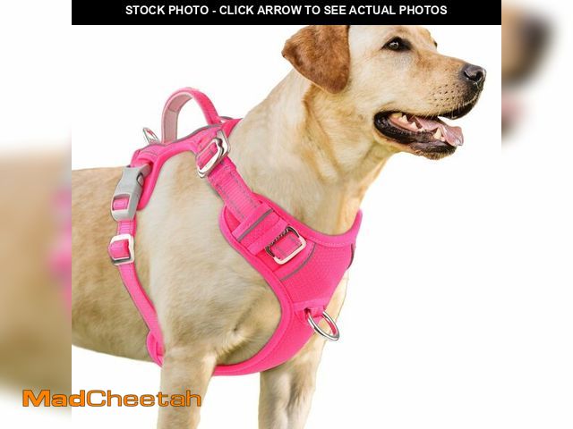 Lot 74-13566625 - BARKBAY No Pull Dog Harness 3 Buckles Large Reflective Dog Harness with Front Clip and Easy Control ...
