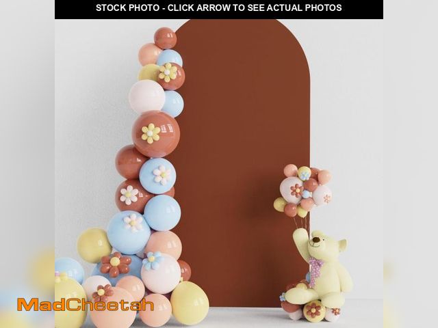 Lot 74-12127665 - Putros Wedding Arch Cover 6.6FT Terracotta Spandex Fitted Round Top Chiara Backdrop Stand Covers for...