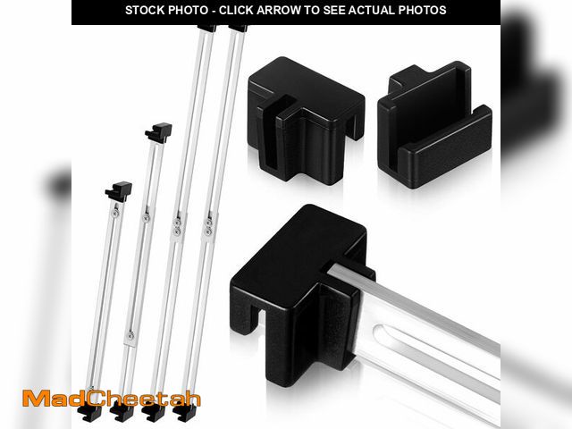 Lot 74-12603849 - Humyoun 12 Pcs Metal Adjustable File Cabinet Rails Set Include 8 Hanging File Rail Clips 4 Cabinet D...