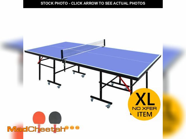 Lot 74-13775124 - Naipo Foldable Space-Saving Ping Pong Table, Competition Grade Regulation Size (8'x4') Indoor Table ...