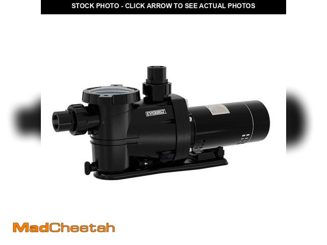 Lot 74-13778601 - Everbilt 1.5 HP 2-Speed Pool Pump 230-Volt - USED