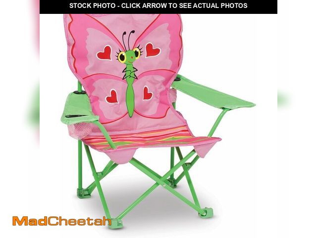 Lot 74-14067462 - Melissa &amp; Doug Bella Butterfly Child's Outdoor Chair (Frustration-Free Packaging) - UNUSED