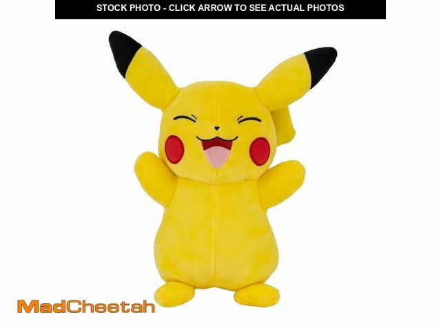 Lot 74-14212514 - Pokemon Pikachu Plush - 12-Inch Electric-Type Pokemon Plush - USED