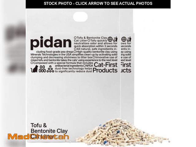 Lot 74-12125031 - pidan Mixed Tofu Cat Litter - Dust-Free, Fast Drying, and Flushable Clumping Cat Litter - Unscented ...