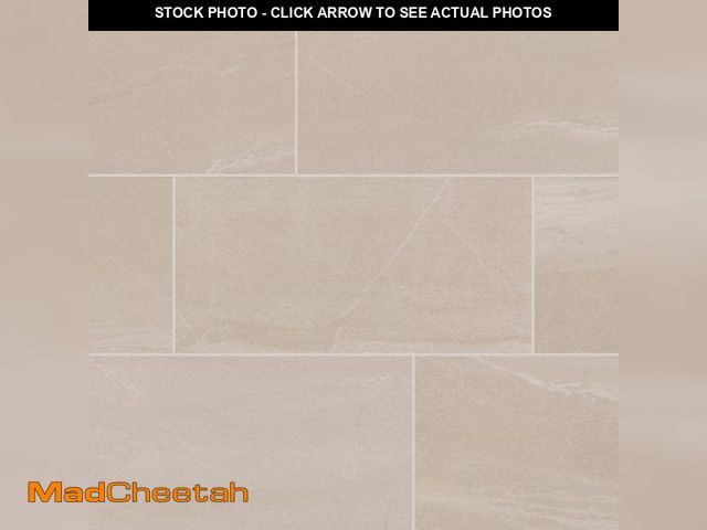 Lot 74-12554354 - Rorington Taupe 12 in. x 24 in. Glazed Porcelain Floor and Wall Tile (17.6 sq. ft. /case) - UNUSED