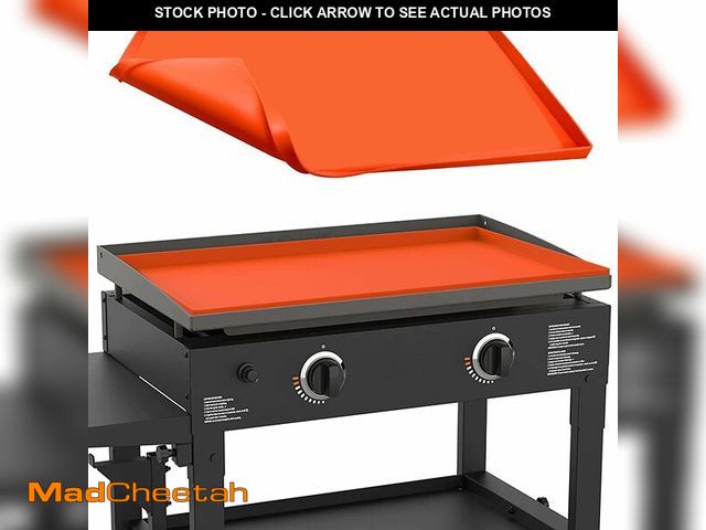 Lot 74-12697338 - 28" Silicone Griddle Mat for Blackstone 28 Inch Grill, Heavy Duty Food Grade Silicone Griddle Cover,...