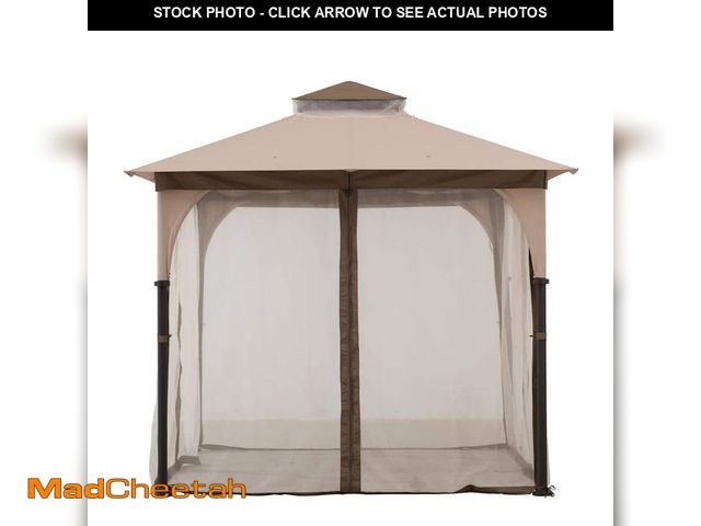 Lot 74-14468637 - Sunjoy Netting for 9 ft. x 9/9.5 ft. x 9.5 ft. Column Gazebo A111510900 - UNUSED