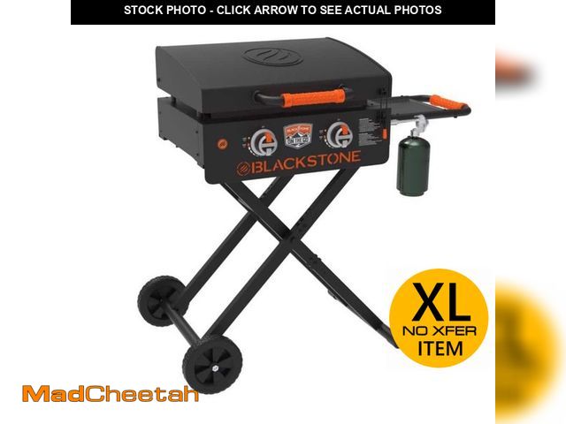 Lot 74-14306085 - Blackstone On The Go 22 in. 2-Burner Liquid Propane Outdoor Griddle Flat Top Grill Black with Hood -...