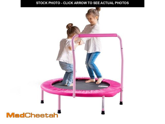 Lot 74-14242563 - SKYSHALO 36 in. Kids Trampoline, 3 ft. Indoor Outdoor Trampoline, Foldable Mini Trampoline, Rebounde...