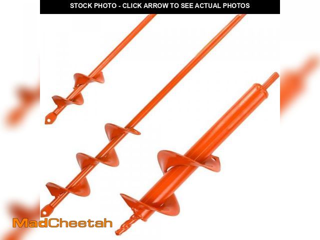 Lot 74-12463059 - MYWISH 3-Piece Garden Planter Auger Bit Set for 3/8 in. Drill - UNUSED