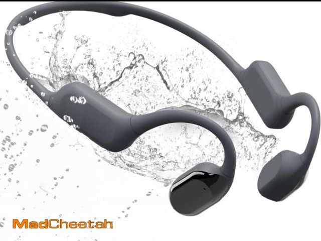Lot 74-12332319 - Swimming Headphone Open-Ear Bone Conduction-IP68 Waterproof Swim Earbuds with Bluetooth 5.4 Sport He...
