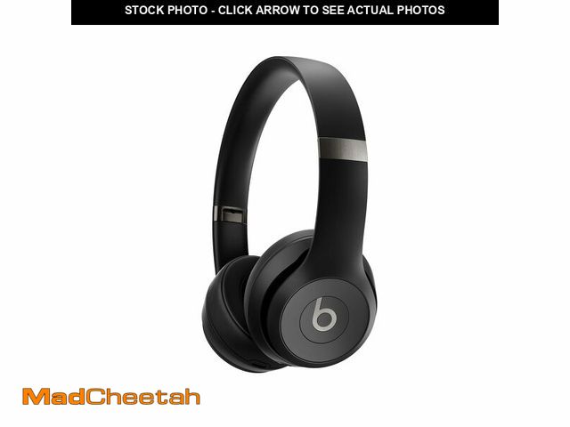 Lot 74-14206583 - Beats Solo 4 - Wireless On-Ear Bluetooth Headphones, Up to 50-Hour Battery Life, Ultra-Lightweight C...