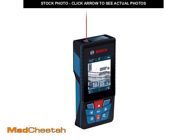 Lot 74-14559523 - Bosch BLAZE 400 ft. Outdoor Laser Distance Tape Measuring Tool with Bluetooth and Camera Viewfinder ...