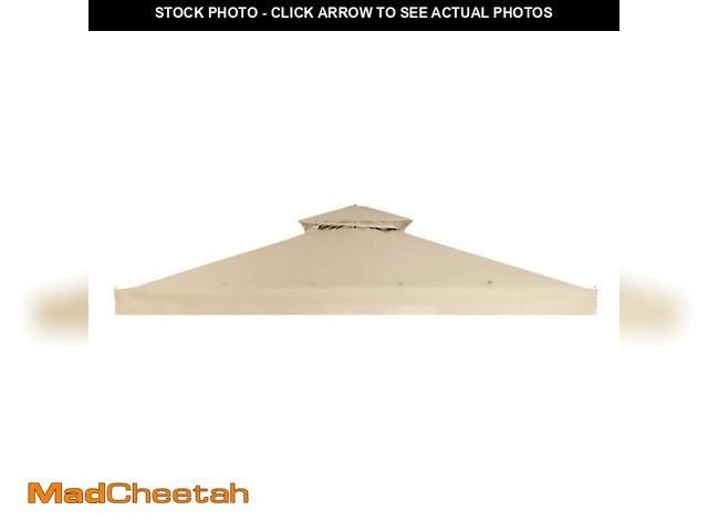 Lot 74-14322814 - Garden Winds Standard 350 Beige Replacement Canopy for 10 ft. x 10 ft. Arrow Gazebo - USED