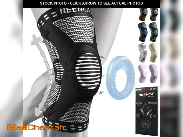 Lot 74-14150845 - NEENCA Professional Knee Brace for Pain Relief, Medical Knee Support with Patella Pad &amp; Side Sta...