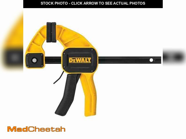 Lot 74-12778965 - DEWALT 6 in. 300 lbs. Trigger Clamp with 3-1/4 in. Throat Depth - UNUSED