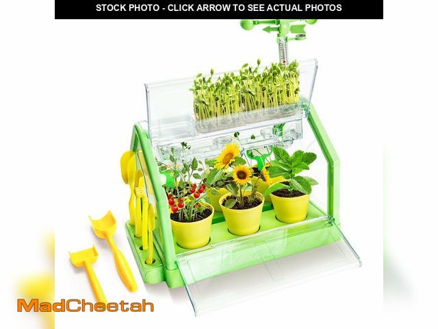 Lot 74-14149307 - Kids Plant Growing Kit - Kids Greenhouse &amp; Flower Growing Kit with Hydroponic Growing System, Th...