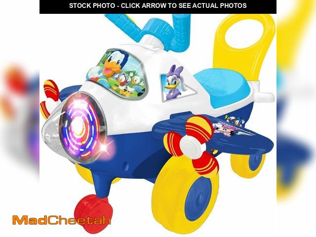 Lot 74-13041468 - Kiddieland: Activity Plane: Donald Duck - Disney Light &amp; Sound Foot-to-Floor Vehicle, Interactiv...