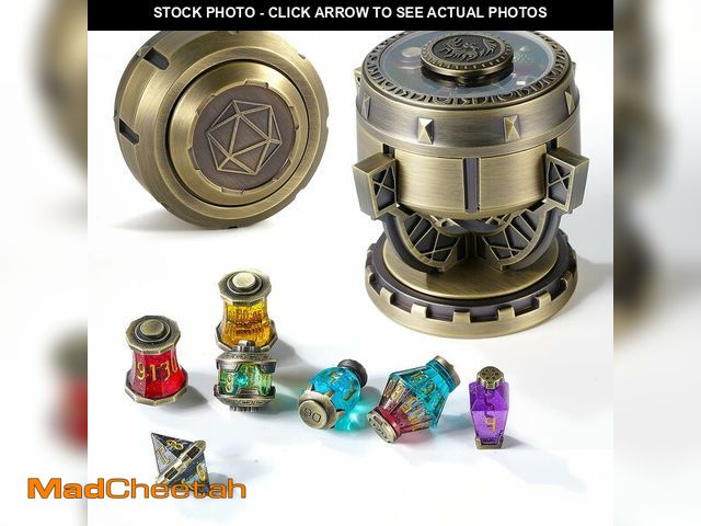 Lot 74-13621016 - 2026 DND Dice Set AlchemistÃ¢â¬â¢s Metallic Elixir Metal Dice Set - 7-Piece RPG MTG dice Collectio...