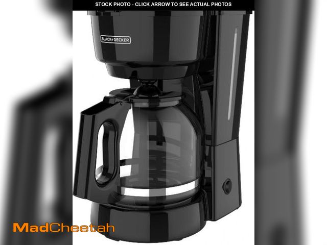Lot 74-12304225 - BLACK+DECKER 12-Cup Coffee Maker with Easy On/Off Switch, Easy Pour, Non-Drip Carafe with Removable ...
