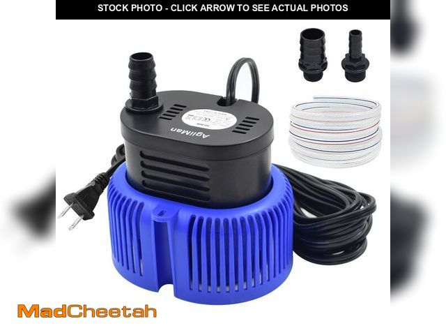 Lot 74-12708909 - AgiiMan Pool Cover Pump Above Ground - Submersible Swimming Sump Inground Pump, Water Removal with 1...