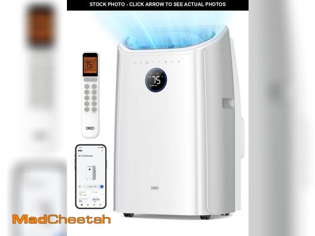 Lot 74-12165154 - Dreo Portable Air Conditioners, 12,000 BTU AC Unit for Bedroom with Drainage-free Cooling, 46dB Quie...