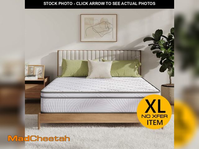 Lot 74-12694371 - Novilla King Size Mattress, 12 inch Hybrid King Mattress in a Box for Back Pain Relief &amp; Support...