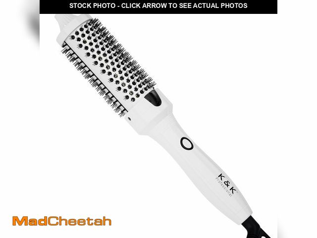 Lot 74-12713552 - K&amp;K Blowout Boost Thermal Round Brush, 1.5 Inch Ceramic Tourmaline Hot Styling Brush for Blowout...