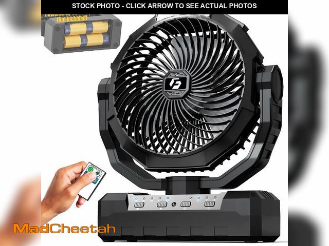 Lot 74-14274043 - Wavmill Battery Operated Fan [200H Max], 2 IN 1 D-Cell Battery &amp; USB Powered Fans, Portable Camp...