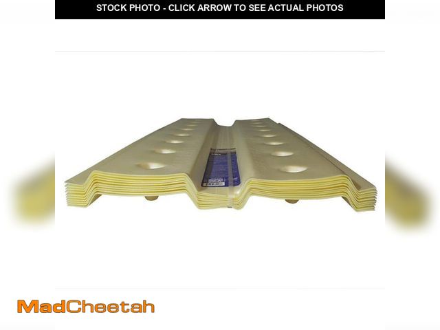 Lot 74-12682662 - Durovent 22 in. x 4 ft. Rafter Vent (Pack of 10) - UNUSED