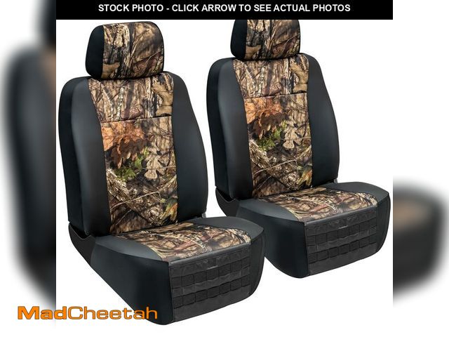 Lot 74-13627949 - Mossy Oak LPI Truck Heavy Duty Seat Covers for Front Seats; Fits Full-Size SUV or Truck; Includes Fr...