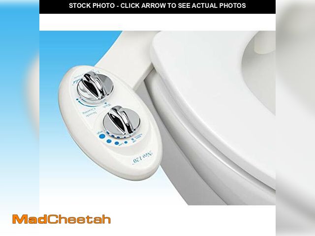 Lot 74-12695736 - LUXE Bidet NEO 120 - Single Nozzle, Self-Cleaning, Non-Electric Bidet Attachment for Toilet Seat, Ad...