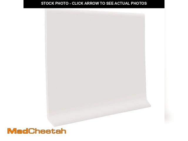 Lot 74-14327294 - ROPPE 700 Series White 4 in. x 1/8 in. x 120 ft. Thermoplastic Rubber Wall Cove Base Coil - UNUSED