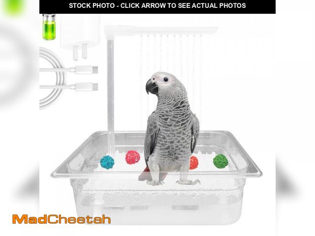 Lot 74-11559072 - WQY GroceryShop Parrot Bathtub Bird Automatic Bath Shower with 180 degree Circulating Faucet Contain...